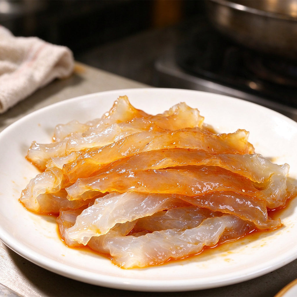 Fresh Chilled Jellyfish Salad Slices