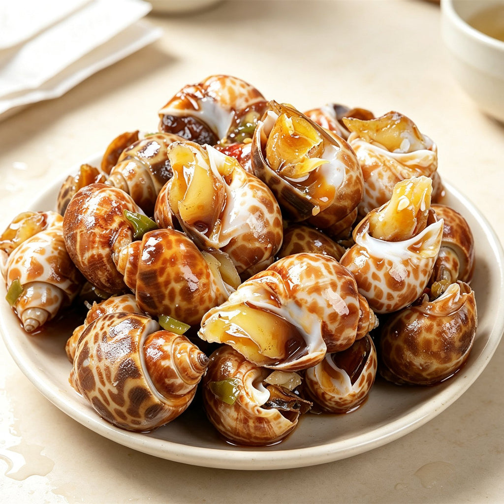 Fresh Spotted Babylon Sea Snails