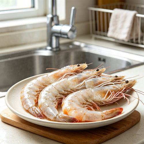 Fresh Large Whole Raw Prawns