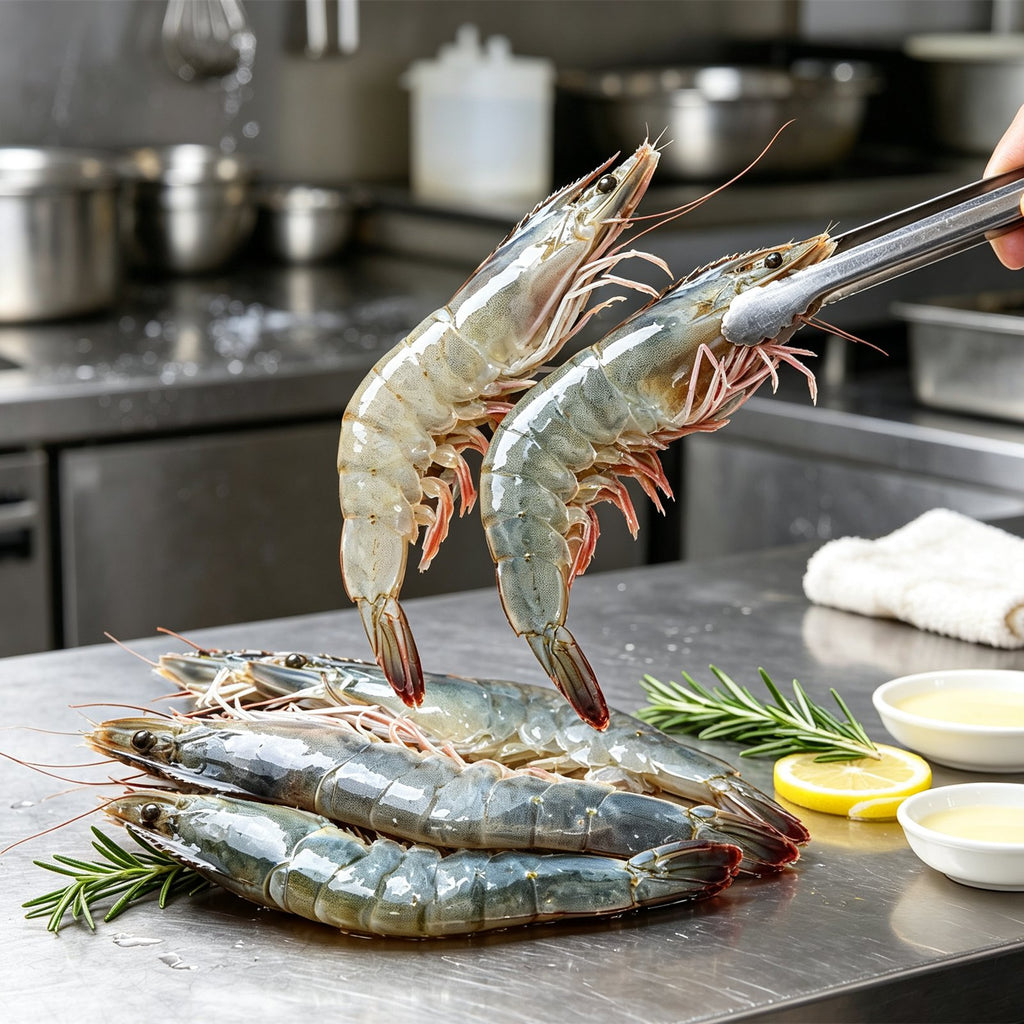 Fresh Large Whole Raw Prawns