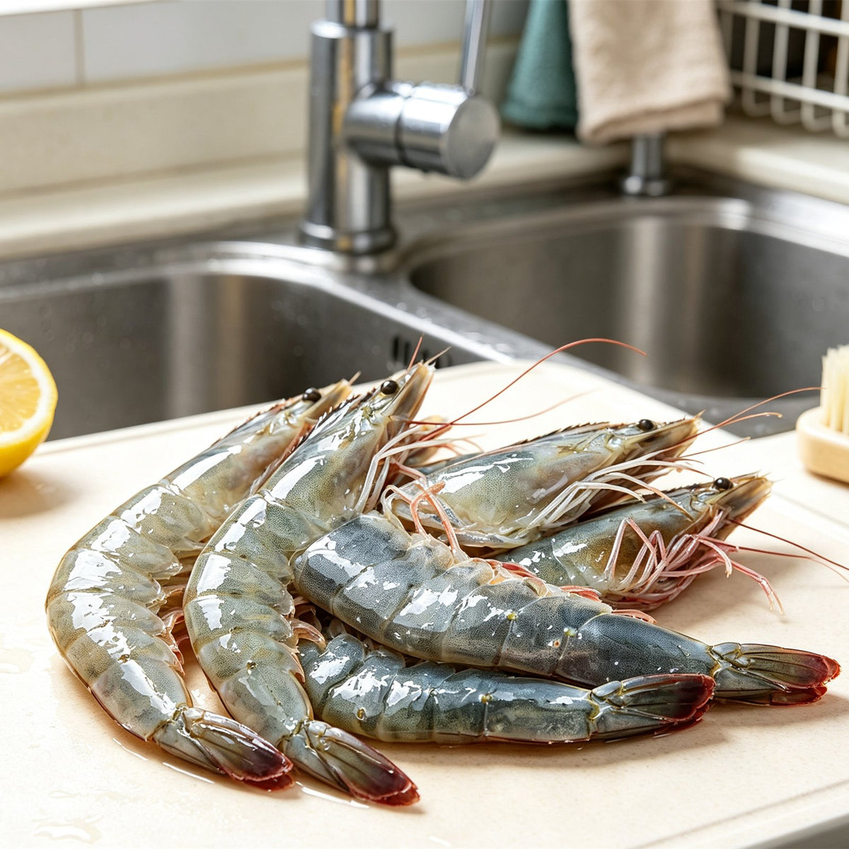 Fresh Large Whole Raw Prawns
