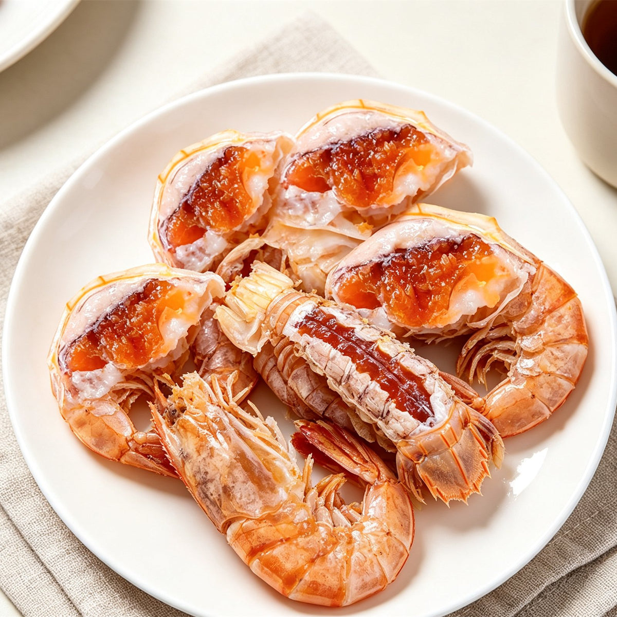 Fresh Mantis Shrimp With Roe