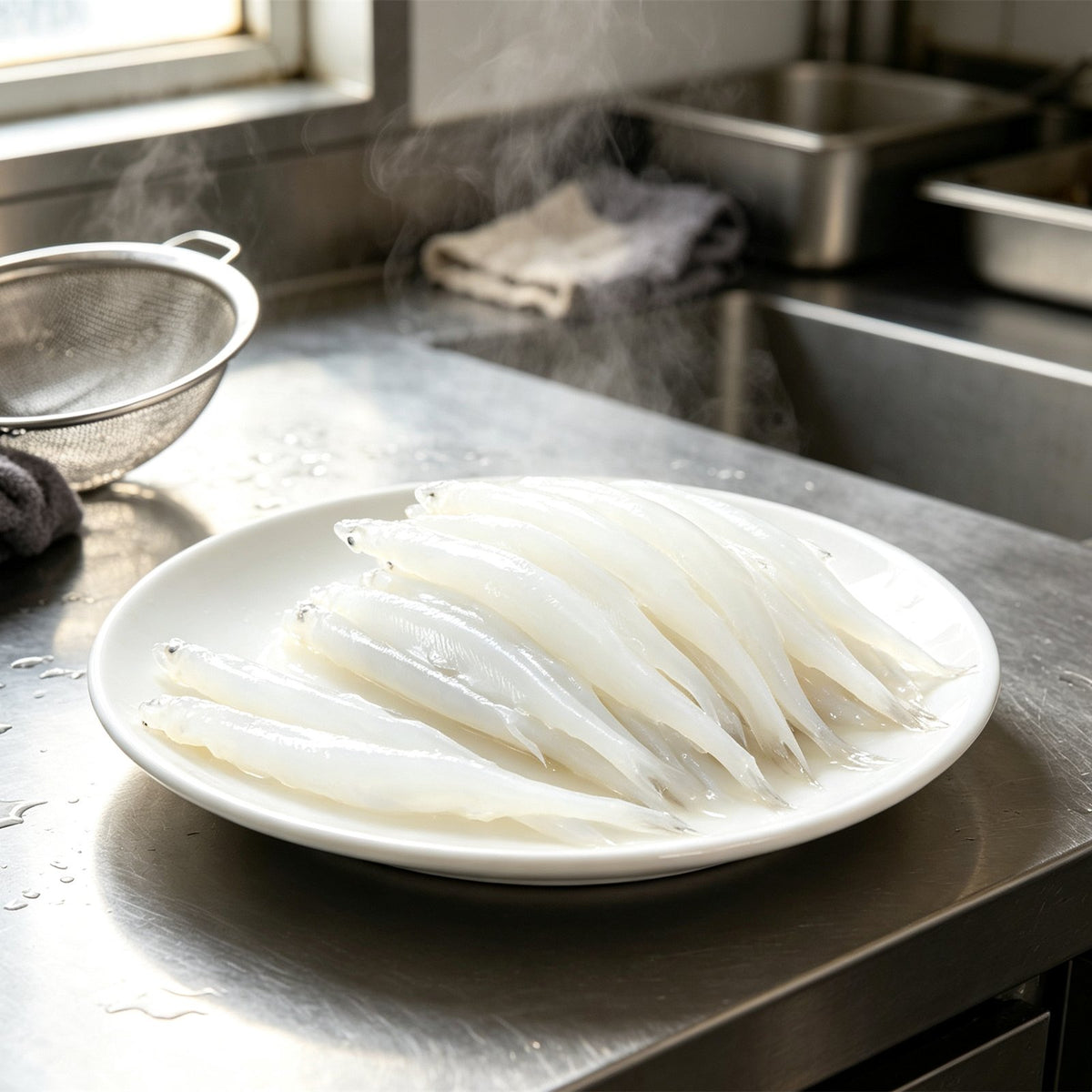 Fresh Small Translucent Icefish Whitebait