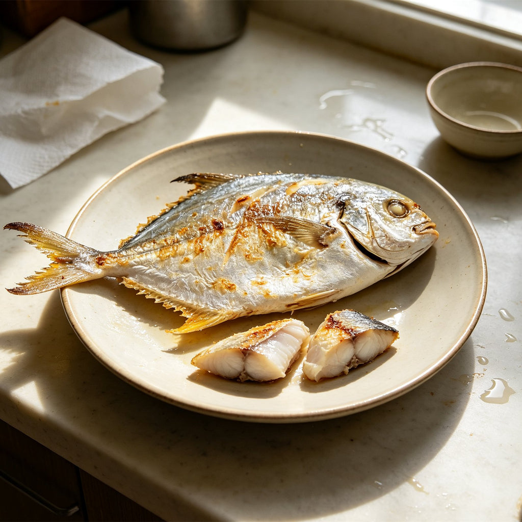 Fresh Whole Silver Pomfret Fish