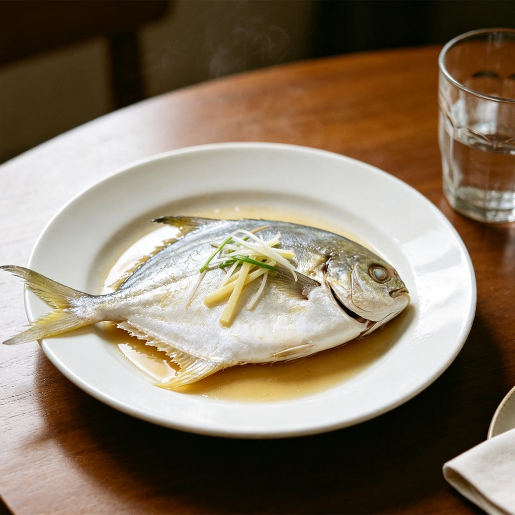 Fresh Whole Silver Pomfret Fish