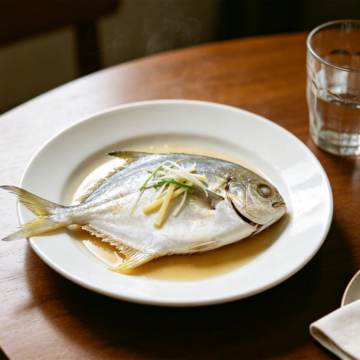 Fresh Whole Silver Pomfret Fish